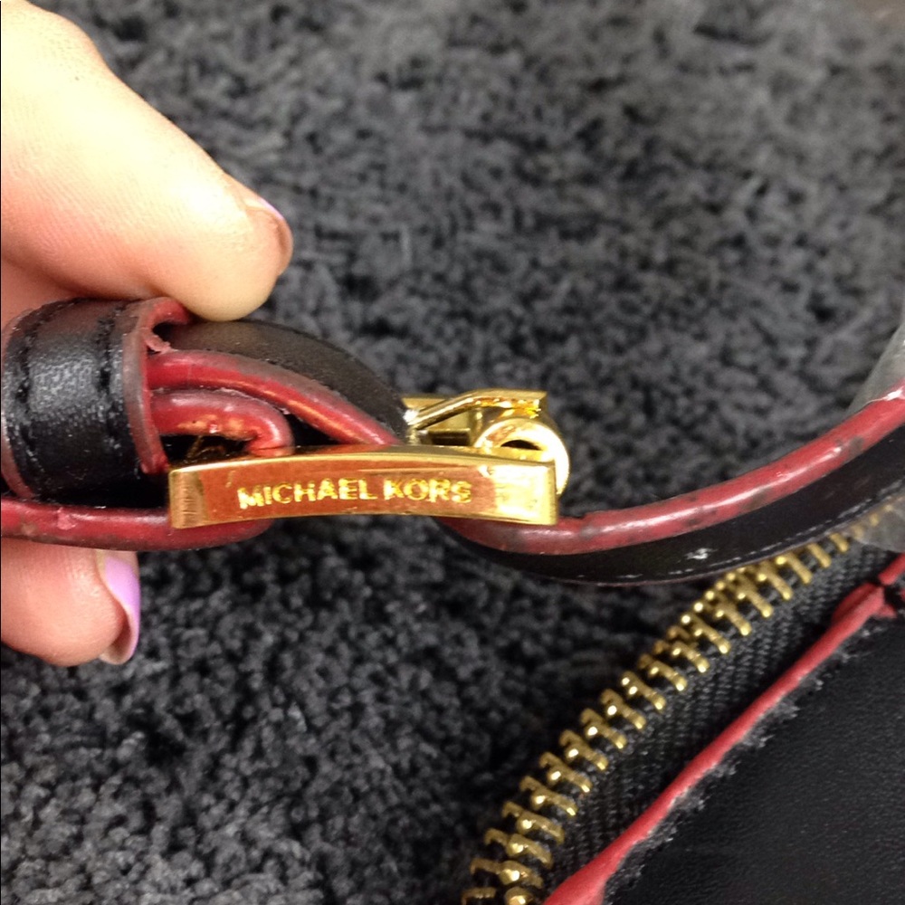 NWOT Michael Kors black cloth purse - Picture 7 of 10
